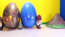 Giant DINOSAUR EGGS Surprise Toy Dinosaurs Jurassic World Toys, Volcano Egg, Dino Dig Videos-2HA_
