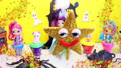 Shimmer and Shine HALLOWEEN CANDY GAME with Surprise Toys and Candy Kids Games-v1T8nj55