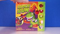 Dinosaur RAPTOR RUN Board Game _ Dinosaur Board Games for Kids Family Fun Dinosaurs Video-gE