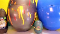 Giant DINOSAUR EGGS Surprise Toy Dinosaurs Jurassic World Toys, Volcano Egg, Dino Dig Videos-2H