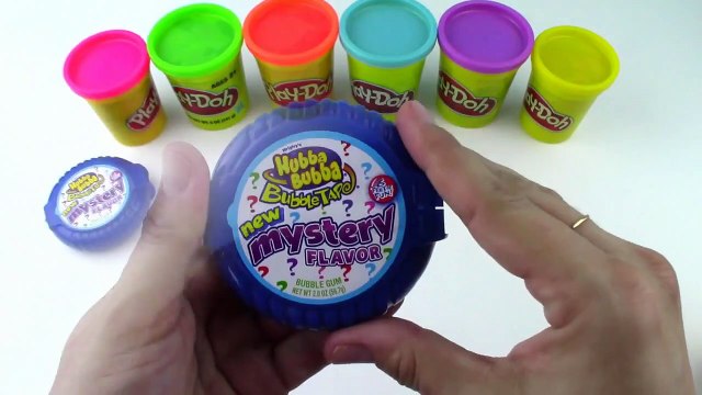 Play Doh Peppa Pig and Giant Bubble Gum Hubba Bubba Modeling Clay for Kids Modelling ToyBoxMagic-5LY