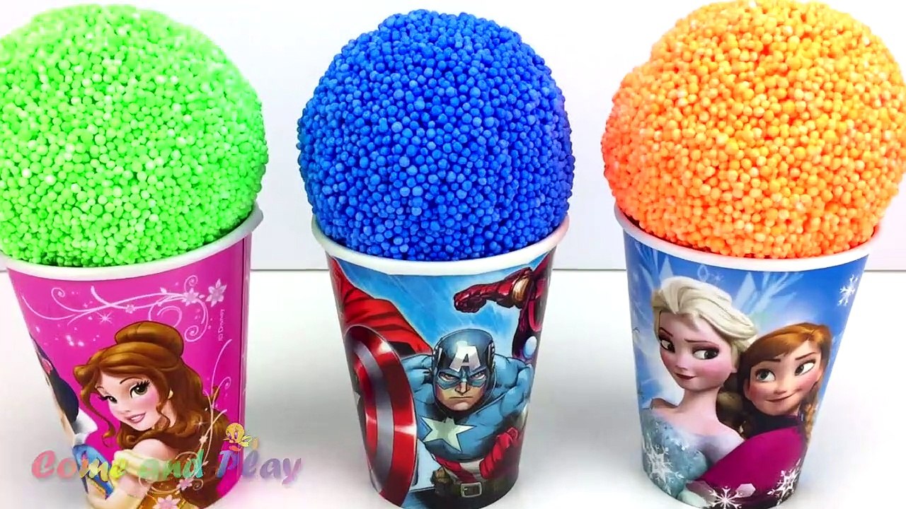 Super Surprise Play Foam Balls Surprise Toys Disney Kinder Joy Learn Colors Numbers Play Doh Ducks-VaV8