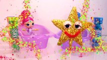 Learn Colors SHIMMER AND SHINE Candy Bath Tub Gumballs Surprise Toys Nick Jr.-nYUXEOE
