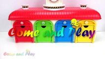 Learn Colors Tayo the Little Bus Squishy Balls Garage Playset Surprise Toys Chocolate Candy Play Doh-ENuuIMuy