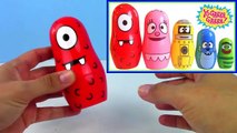 Yo Gabba Gabba Stacking Cups! Learn Colors Nesting Dolls Dinosaur with Surprise Toys ToyBoxMagic-K0cIYij