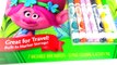 DreamWorks TROLLS Color GUY DIAMOND with CRAYOLA Coloring and Activity Pad and GLITTER-j