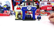 NEW TRANSFORMERS RESCUE BOTS EPISODE GRIFFIN ROCK POLICE STATION GARAGE AND CHASE THE POLICE BOT-A1fEFUry