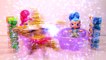 Learn Colors SHIMMER AND SHINE Candy Bath Tub Gumballs Surprise Toys Nick Jr.-nY
