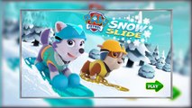 Paw Patrol games [Nick Jr games] - Snow Slide - | Kids games Universe