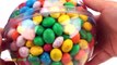 Giant M&M Chocolate Orb Surprise Toys Disney Ooshies Paw Patrol Learn Colors Play Doh Ice Cream Kids-AvSi