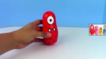 Yo Gabba Gabba Stacking Cups! Learn Colors Nesting Dolls Dinosaur with Surprise Toys ToyBoxMagic-K0c