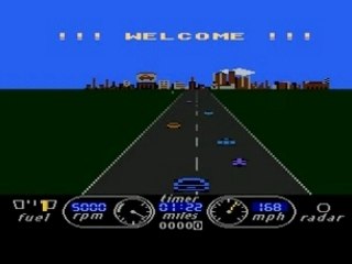 Atari 800 XL - Road Race [Activision] 1985