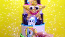 My Little Pony CANDY CAKE GAME with MLP Surprise Toys, Candy Blind Bags Kids Games Video-e37-Ca