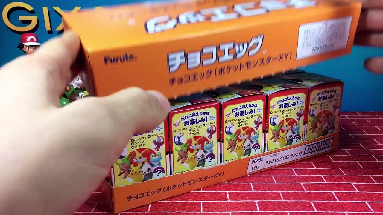 Pokemon XY Surprise Eggs - 10 Toys by Furuta Choco Egg-KEza