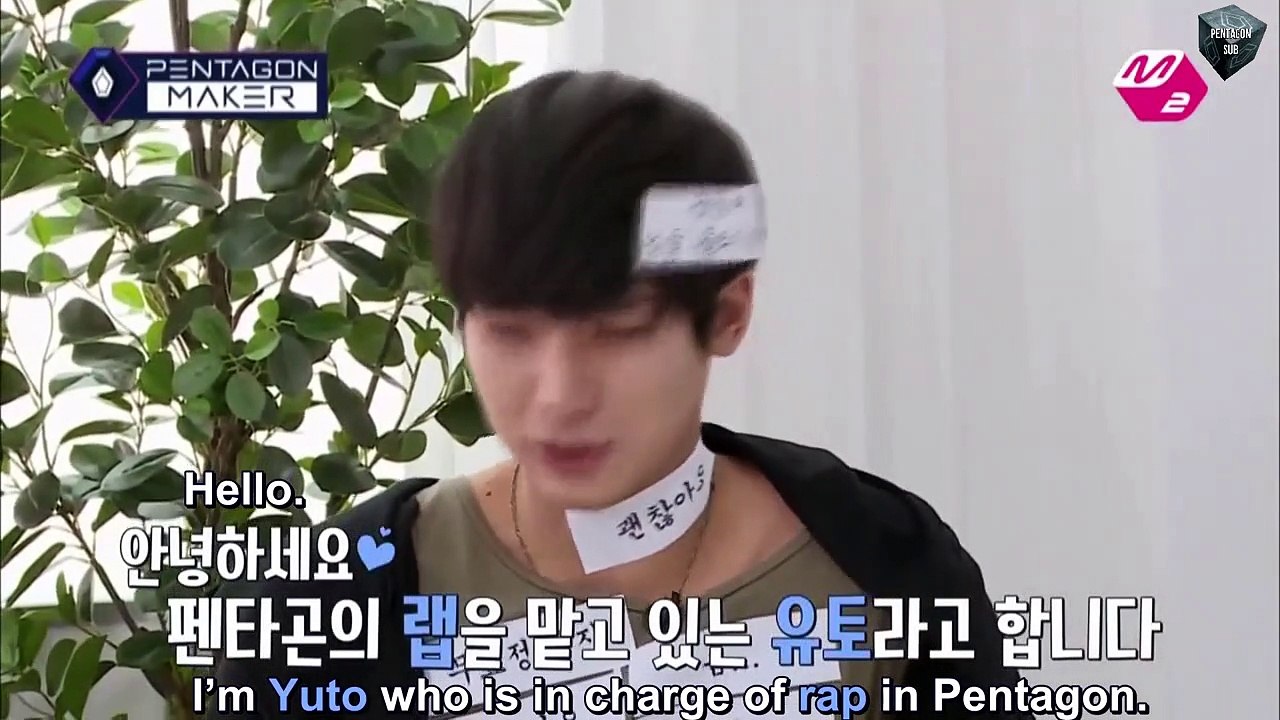 [ENG SUB] Pentagon Maker EP 8 - Yuto - dangerous interview (IR)