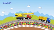 Trucks for kids. Crane Truck. Surprise Eggs. Learn Sweets, Candies. Video for children.-muvrM88