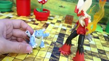 Pokemon Toys - Mega Blaziken S.H. Figuarts with Blastoise and Friends-_FJxU
