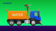 Trucks for kids. Dump Truck. Surprise Eggs. Learn Fruits. Video for children.-MV6