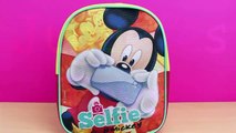 Mochila de Mickey Mouse con Huevos Kinder Sorpresa en español Frozen Soy Luna Peppa Pig Trolls-DO67d