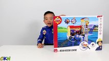 HD Fireman Sam Ocean Rescue Centre Playset Toys Unboxing And Playing Fun With Ckn Toys-uGro