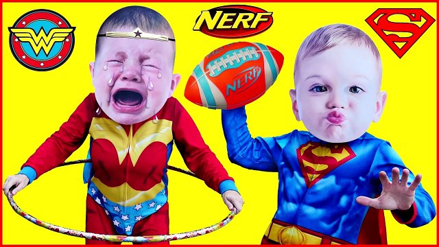 ALL STAR SPORTS Crying Babies Superheroes in Real Life CRYING BABY Compilation with Superman Batman-zFgv38