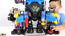 Robo Batcave Playset Kids Toy Unboxing And Playing With Batman Robin Joker Ckn Toys-fPTzlh