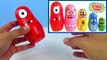 Yo Gabba Gabba Stacking Cups! Learn Colors Nesting Dolls Dinosaur with Surprise Toys ToyBoxMagic-K