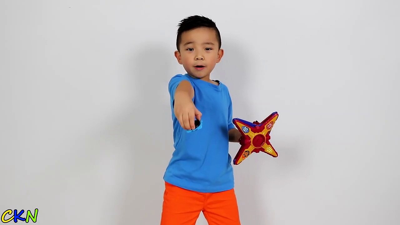 New Power Rangers Ninja Steel Blue Ranger  Power Star Morph And Ninja Star Blade Morph Ckn Toys HD-KH