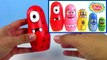 Yo Gabba Gabba Stacking Cups! Learn Colors Nesting Dolls Dinosaur with Surprise Toys ToyBoxMagic-K0