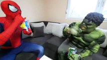 Spiderman & Hulk Needs to PEE! w Joker Frozen Elsa Toilet Prank Fun in Real Life-hjLEzP_