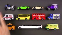 Learning Street Vehicles for Kids #2 - Hot Wheels, Matchbox, Tomica Cars and Trucks トミカ, Tayo 타요-R21WVDU36