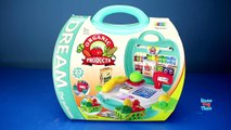 Learn Colors and Names Vegetables with Grocery Toys Playset - Learning videos for kids-9Vm