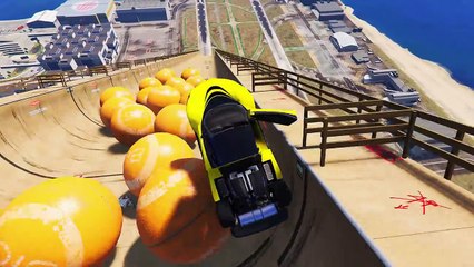 SUPER CAR CRASH test vs Train in Spiderman Cartoon Videos with Nursery Rhymes Songs