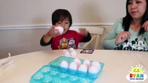 EGGED ON Egg Roulette Challenge Family Fun Game for Kids! Gross Messy Real Food Eggs Surprise Toys-wN6D8jUS