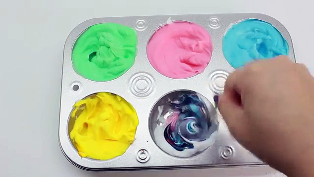 Cómo Hacer helados de Pintura Para Niños, Colores para que los Niños Aprendan los Niños pequeños y niños en edad Preescolar