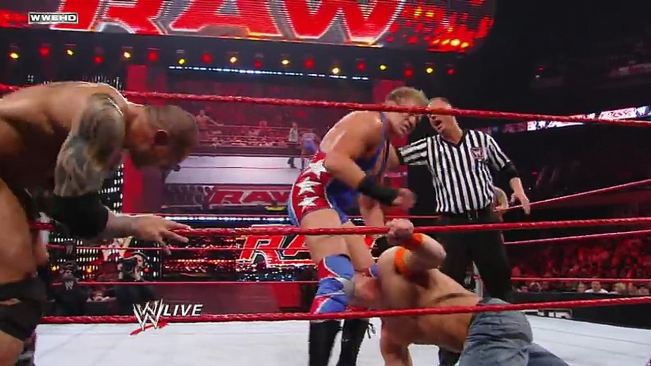 Raw  John Cena & Randy Orton vs. Batista & Jack Swagger