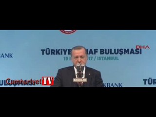 Erdoğan'dan söz vermedim dedi, servisçiler salonu terk etti