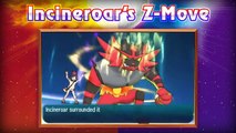 Pokemon Sun and Moon - Starter Pokémon Z-Moves and Ultra Beasts