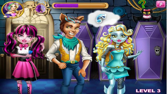 Monster High Games - Draculaura First Kiss - Monster High Kissing Games for Girls