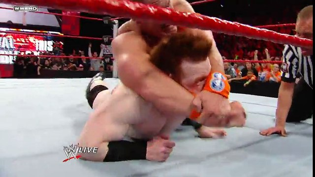 Raw John Cena vs. Sheamus