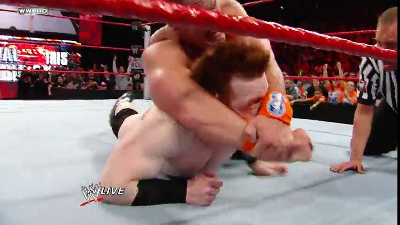 Raw  John Cena vs. Sheamus
