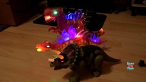 Dinosaur Walking Triceratops Light and Sound - Dinosaurs Toys For Kids-wTq
