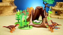 Playmobil Dinosaurs Deinonychus and Velociraptors Toys For Kids Building Set Build Review-w23kkU