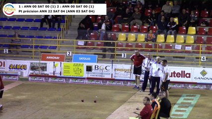 Second tour, finales National 2 féminine et masculine, France Clubs, Sport Boules, Saint-Vulbas 2017