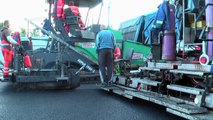 World Amazing Modern Road Construction Asphalting VOGELE DYNAPAC Truck Mega Machines Europe - YouTube