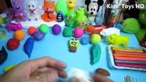 Spongebob Squarepants Play Doh | How To Make Spongebob With Playdough