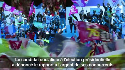 Hamon dénonce un "parti de l'argent" qui a "trop de candidats"