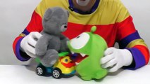 Car Сlown - SPIDER MAN CLOWN  - Teddy Bear vs. Om Nom Fight!-VH-wDJDhbtY