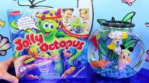 Веселый осьминог Правление игра вызов игрушка Обзор с рыба миска из пузырь гуппи микки МОД
