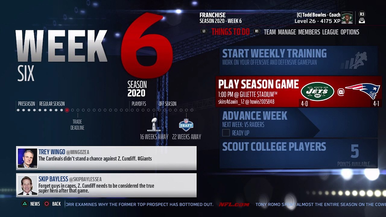 Develop ur team with Weekly Training madden 17 CFM